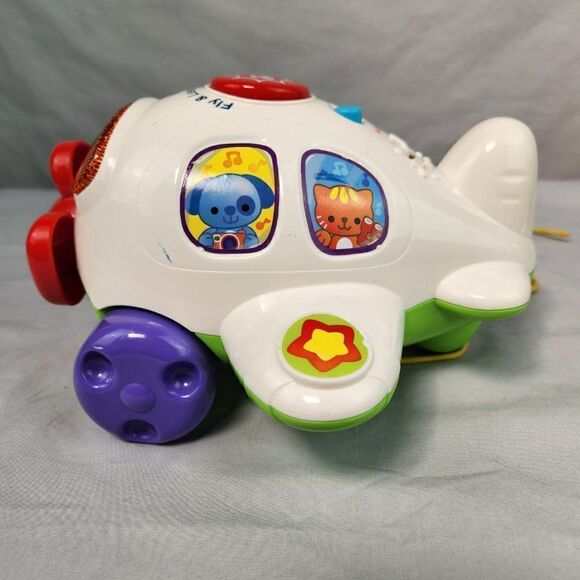 Vtech Fly And Learn Airplane pull toy - Picture 3 of 6